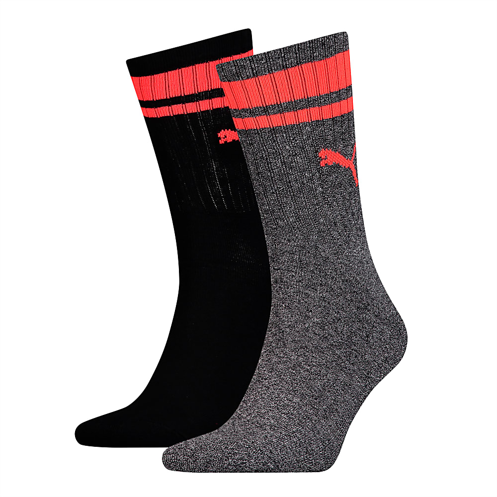 Görüntü Puma HERITAGE Çizgili Çorap (2'li Paket) #1