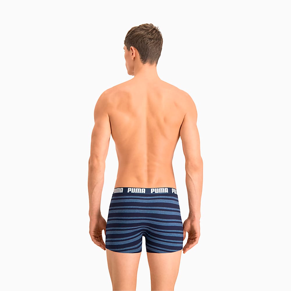 Görüntü Puma PUMA HERITAGE Çizgili Erkek Boxer 2'li Paket #2