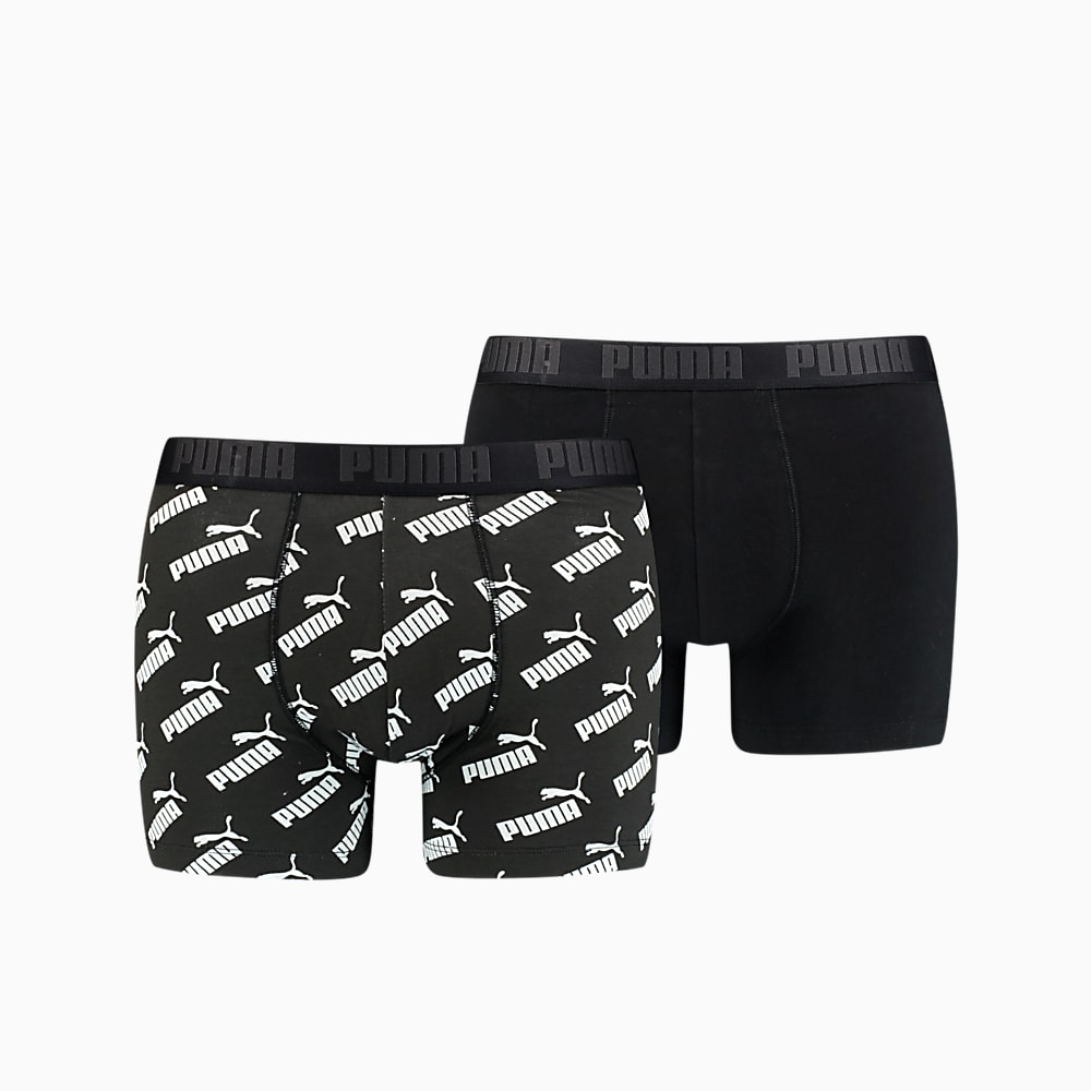 Görüntü Puma PUMA Erkek Logo Baskılı Boxer (2'li paket) #1