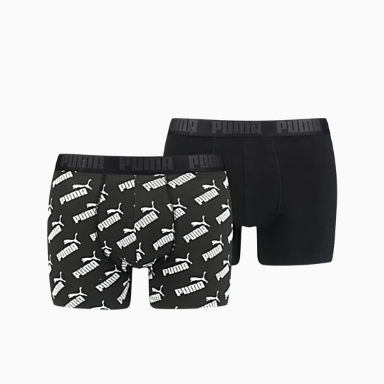 Мужские  Puma PUMA Logo Baskili Boxer (2'li paket)