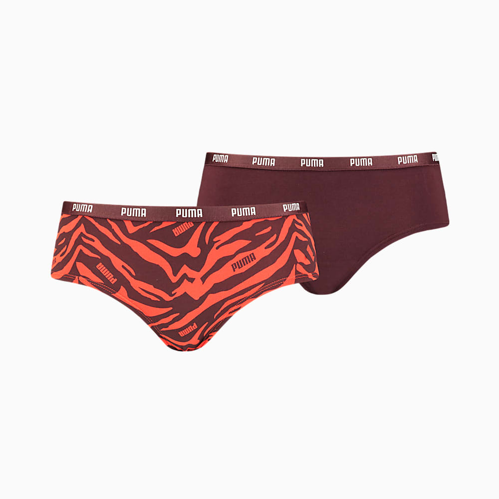 Görüntü Puma PUMA Tamamı Baskılı Hipster Kadın Külot (2'li Paket) #1