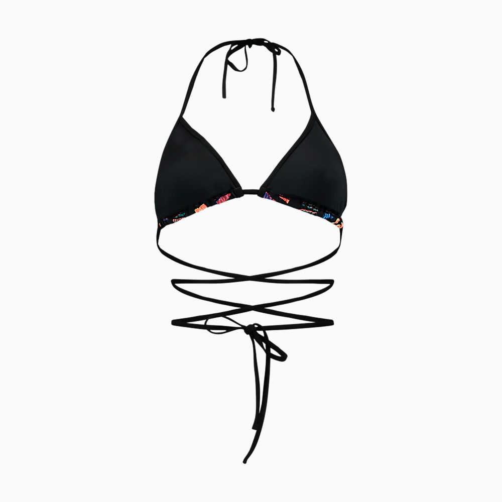 Görüntü Puma PUMA SWIM Kadın Wrap Around Üçgen Bikini Üstü #2
