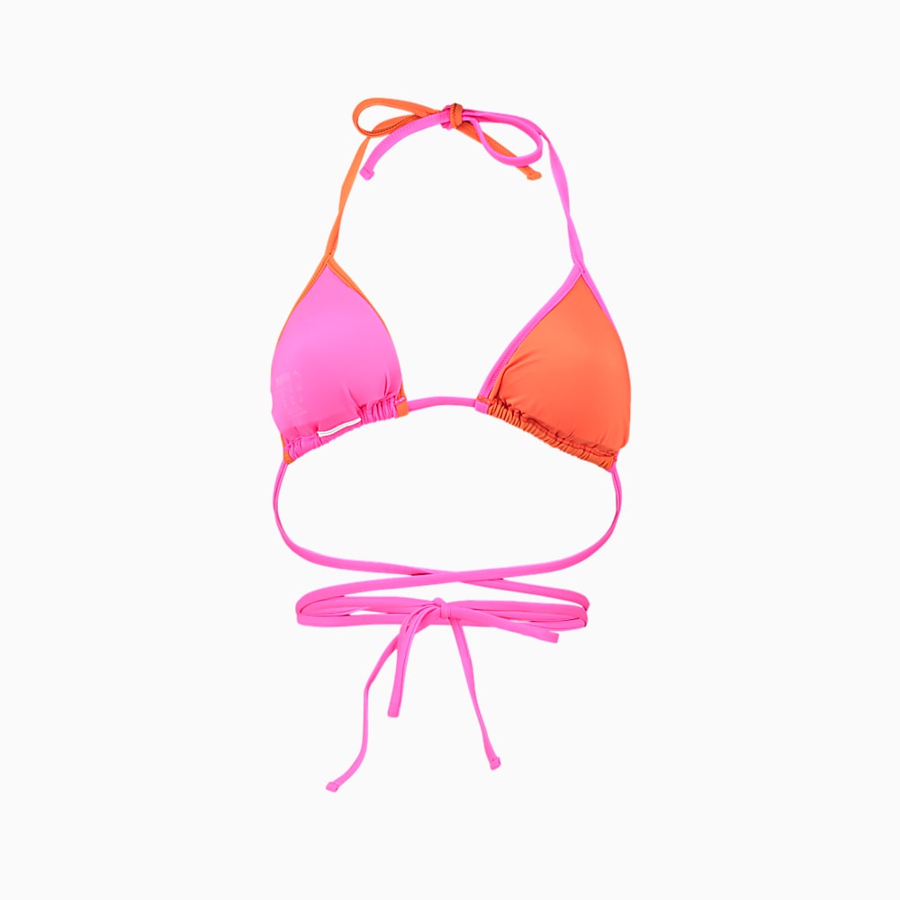 Görüntü Puma PUMA SWIM Kadın Wrap Around Üçgen Bikini Üstü #2