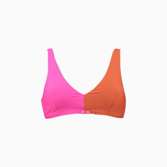 Женские  Puma PUMA SWIM Colourblock Plunge