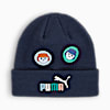 Gorro beanie para juniors PUMA x PLAYMOBIL®, Club Navy, small-PER