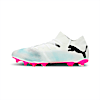 Chimpunes FUTURE 7 MATCH FG/AG para hombre, PUMA White-PUMA Black-Poison Pink, small-PER