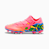 Chimpunes PUMA x NEYMAR JR FUTURE 7 MATCH FG/AG, Sunset Glow-PUMA Black-Sun Stream-PUMA Green-Bluemazing, small-PER