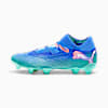 Chimpunes FUTURE 7 ULTIMATE FG/AG unisex, Bluemazing-PUMA White-Electric Peppermint, small-PER