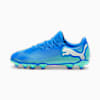 Chimpunes para juniors FUTURE 7 PLAY FG/AG, Hyperlink Blue-Mint-PUMA White, small-PER