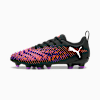 Chimpunes para juniors FUTURE 8 PLAY FG/AG, PUMA Black-PUMA White-Glowing Red, small-PER