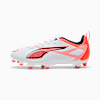 Chimpunes para juniors ULTRA 5 PLAY FG/AG, PUMA White-PUMA Black-Glowing Red, small-PER