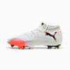 Chimpunes FUTURE 8 ULTIMATE FG Mid unisex, PUMA White-PUMA Black-Glowing Red, small-PER
