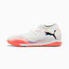 Chimpunes de futsal FUTURE 8 MATCH Mid unisex, PUMA White-PUMA Black-Glowing Red, small-PER