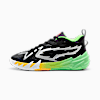 Zapatillas de basketball PUMA x NBA 2K Scoot 1, PUMA Black-Fluo Green, small-PER