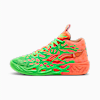 Zapatillas PUMA HOOPS x TORTUGAS NINJA MB.04 L+M unisex, Fluro Green Pes-PUMA Green-Bright Aqua-Orange Glow, small-PER