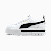 Zapatillas Mayze Cuero para mujer, Puma White-Puma Black, small-PER