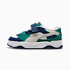 Zapatillas para niños PUMA-180, Vapor Gray-Wild Green-Persian Blue, small-PER