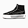 Zapatillas Kaia 2.0 Mid AO CV para mujer​​​​​​​, PUMA Black-PUMA White-PUMA Silver, small-PER