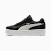 Zapatillas Court Lally Sky Gamuza para mujer, PUMA Black-PUMA White, small-PER
