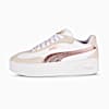 Zapatillas Puma Club II Era Platform Metallic para mujer, PUMA White-Rose Gold, small-PER