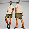 Shorts de training Favorite Cat Knit para hombre, Olive Green, small-PER
