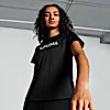 Polo de training PUMA FIT UltraBreathe para mujer, PUMA Black-SS24 White Graphic, small-PER