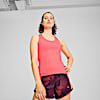 Polo de tiras de running RUN CLOUDSPUN para mujer, Sunset Glow, small-PER