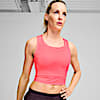Crop top RUN ULTRASPUN para mujer, Sunset Glow-Fireglow, small-PER
