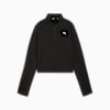 Polo manga larga y cierre RUN CLOUDSPUN para mujer, PUMA Black, small-PER