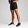 Biker shorts de tiro alto CLOUDSPUN 12cm para mujer, PUMA Black-PUMA White, small-PER