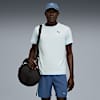 Polo de running Graphics Faster para hombre, Sea Glass, small-PER