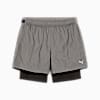 Polo de trail running SEASONS para hombre, Cast Iron, small-PER