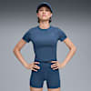 Polo crop PUMA SHAPE Training para mujer, Dark Indigo, small-PER