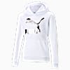 Polera para juniors con capucha y logotipo Classics, Puma White-foil, small-PER