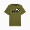 Polo Essentials+2 Colour Logo para hombre, Olive Green, small-PER