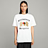 Polo estampado PUMA x PLEASURES para hombre, PUMA White-White, small-PER