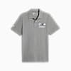 Polo con cuello piqué BMW M Motorsport para hombre, Medium Gray Heather, small-PER