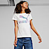 Polo para juniors con logotipo iridiscente Classics, PUMA White, small-PER