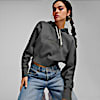 Polera oversize con capucha CLASSICS+ para mujer, Mineral Gray, small-PER