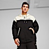 Casaca deportiva con capucha Porsche Legacy para hombre, PUMA Black, small-PER