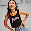 Crop top PUMA TEAM Graphic para mujer, PUMA Black, small-PER