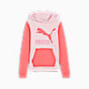 Polera para juniors con capucha CLASSICS con logo a 2 colores, Whisp Of Pink, small-PER
