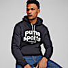 Polera con capucha PUMA Team para hombre, New Navy, small-PER