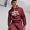 Polera con capucha PUMA Team para hombre, Dark Jasper, small-PER