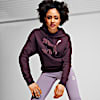 Polera con capucha CLASSICS Shiny Logo para mujer, Midnight Plum, small-PER