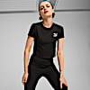 Polo crop top CLASSICS para mujer, PUMA Black, small-PER