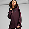 Polera oversize con capucha CLASSICS para mujer, Midnight Plum, small-PER