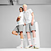 Shorts DOWNTOWN unisex, Light Gray Heather, small-PER