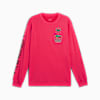 Polo de basketball MELO 1Love de manga larga para hombre, Pink Alert, small-PER