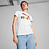 Polo CLASSIC Logo para mujer, PUMA White-Intense Red, small-PER